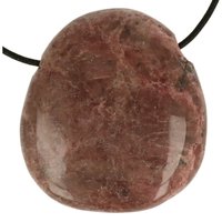 Rhodochrosiet doorboord incl koord