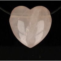 Rozenkwarts Hart doorboord incl koord