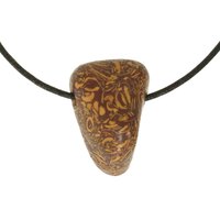 Slangen Jaspis doorboord incl koord