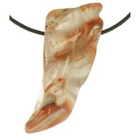 Desiriet (soort amfibool )doorboord inclusief koord