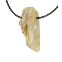 Desiriet (soort amfibool )doorboord inclusief koord