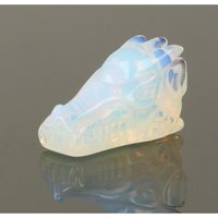 Opaliet of opaline synthetisch draak inclusief doosje ca 4 cm