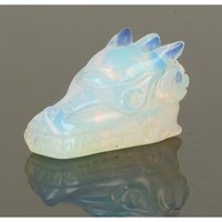 Opaliet of opaline synthetisch draak inclusief doosje ca 4 cm