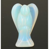 Opaliet of opaline synthetisch engel inclusief doosje ca 5 cm