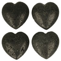 Lavasteen hart ca 4 cm