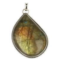 Labradoriet  ZILVEREN HANGER