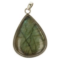 Labradoriet  ZILVEREN HANGER