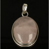 Rozenkwarts  ZILVEREN HANGER