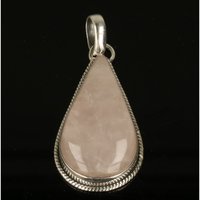 Rozenkwarts  ZILVEREN HANGER