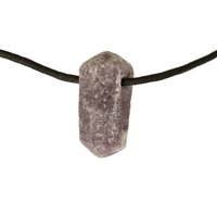 Lepidoliet doorboord inclusief koord