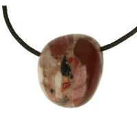 Trümmer of Breccie Jaspis 2.0 doorboord inclusief koord