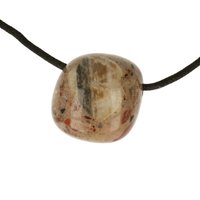 Trümmer of Breccie Jaspis 2.0 doorboord inclusief koord