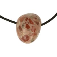 Trümmer of Breccie Jaspis 2.0 doorboord inclusief koord