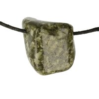 Epidoot Veldspaat / Sneeuwvlok Epidoot doorboord inclusief koord