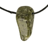 Epidoot Veldspaat / Sneeuwvlok Epidoot doorboord inclusief koord