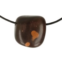 gila jaspis doorboord inclusief koord