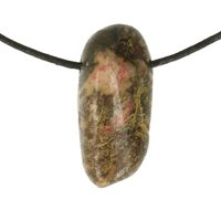 Draken steen of dragon stone (oostenrijk ) doorboord inclusief koord