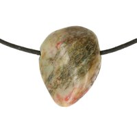 Draken steen of dragon stone (oostenrijk ) doorboord inclusief koord