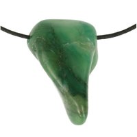 Bud stone afrikaanse jade doorboord inclusief koord