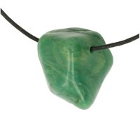 Bud stone afrikaanse jade doorboord inclusief koord