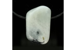 Regenboogmaansteen doorboord inclusief koord