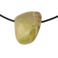 Kiwi opaal doorboord inclusief koord