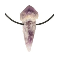 Amethist sugar fantoom sceptertjes uit Bahia doorboord incl koord
