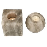 ZOUT kubus en bol grijs samen