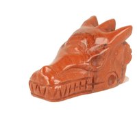 Jaspis rood ca 4.cm draak inclusief doosje