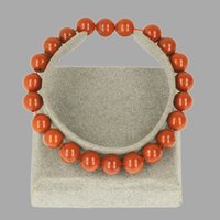 Jaspis rood armband ronde kraal