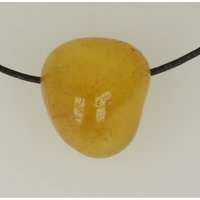 Agaat geel doorboord inclusief koord