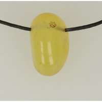 Agaat geel doorboord inclusief koord