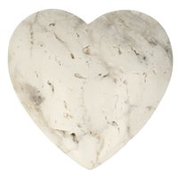 White Plume agaat hart