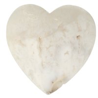 White Plume agaat hart