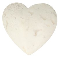 White Plume agaat hart