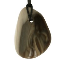 Vuursteen doorboord inclusief koord