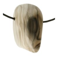 Vuursteen doorboord inclusief koord