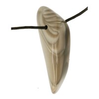 Vuursteen doorboord inclusief koord