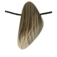 Vuursteen doorboord inclusief koord