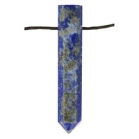 Lapis lazuli doorboord inclusief koord