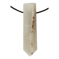 Onyx, Gebande uit Pakistan  doorboord incl koord