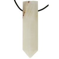 Onyx, Gebande uit Pakistan  doorboord incl koord