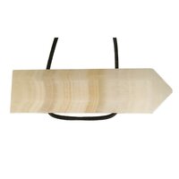 Onyx, Gebande uit Pakistan doorboord incl koord