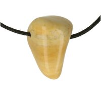 Versteend hout opaal doorboord incl koord