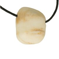 Versteend hout opaal doorboord incl koord