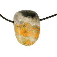 Bumblebee Jaspis (Eclipse Stone) doorboord inclusief koord