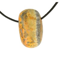 Bumblebee Jaspis (Eclipse Stone) doorboord inclusief koord