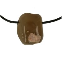 Uluru amuletsteen doorboord incl koord