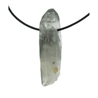 Black Phantom Lemurian uit Bahia, Brazilië (Balancing Stone) doorboord incl koord