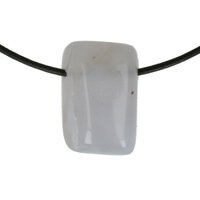 Avaloniet-blauwe-chalcodoon doorboord incl koord